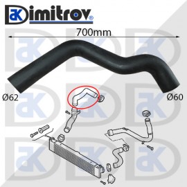 Маркуч турбо Citroen Jumper Fiat Ducato Peugeot Boxer
